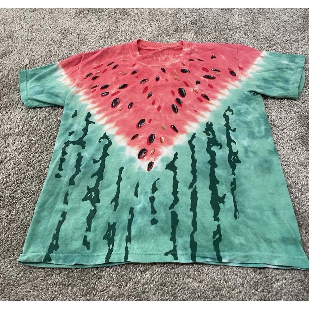 Liquid Blue Watermelon T-Shirt Womens Small Vintage 2004